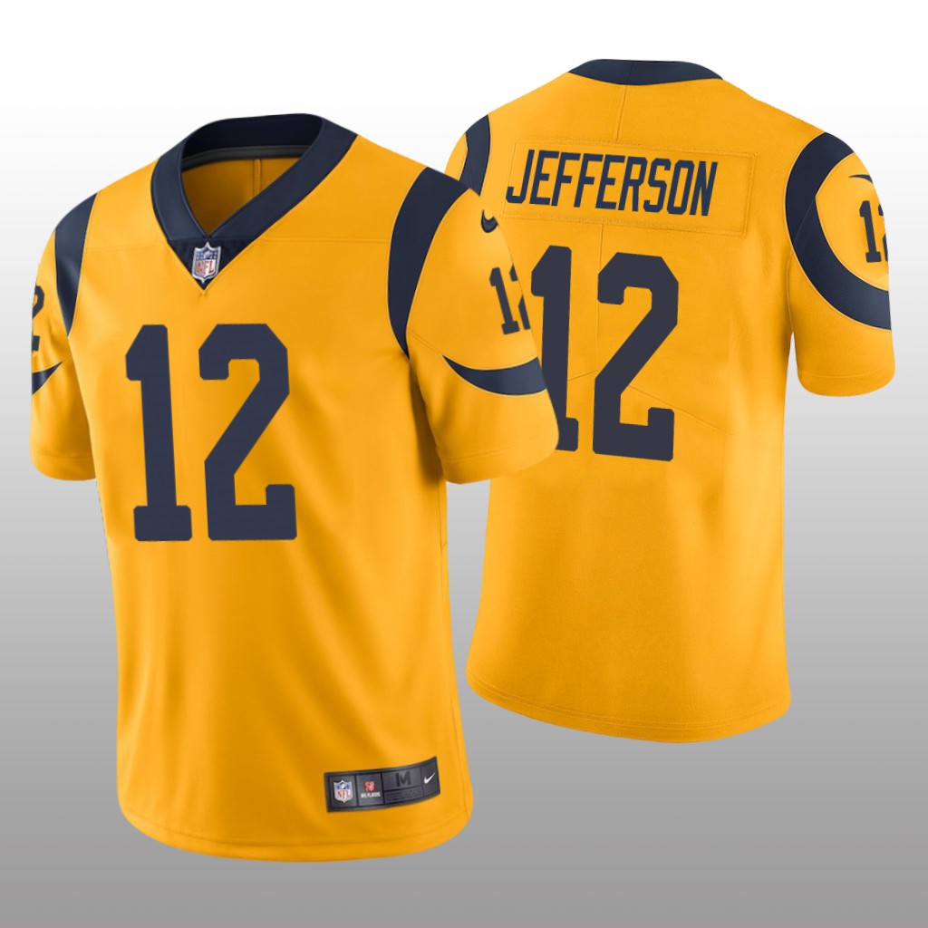 Los Angeles Rams Van Jefferson Gold Jersey Color Rush Limited - Men's