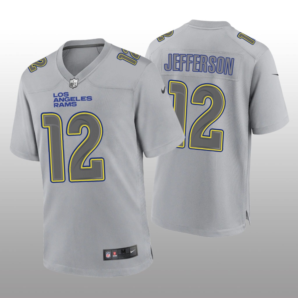 Los Angeles Rams Van Jefferson Gray Jersey Atmosphere Fashion Game - Men's