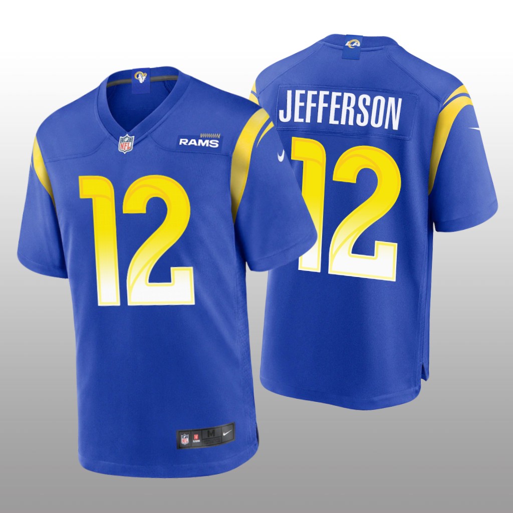 Los Angeles Rams Van Jefferson Royal Jersey Game - Men's