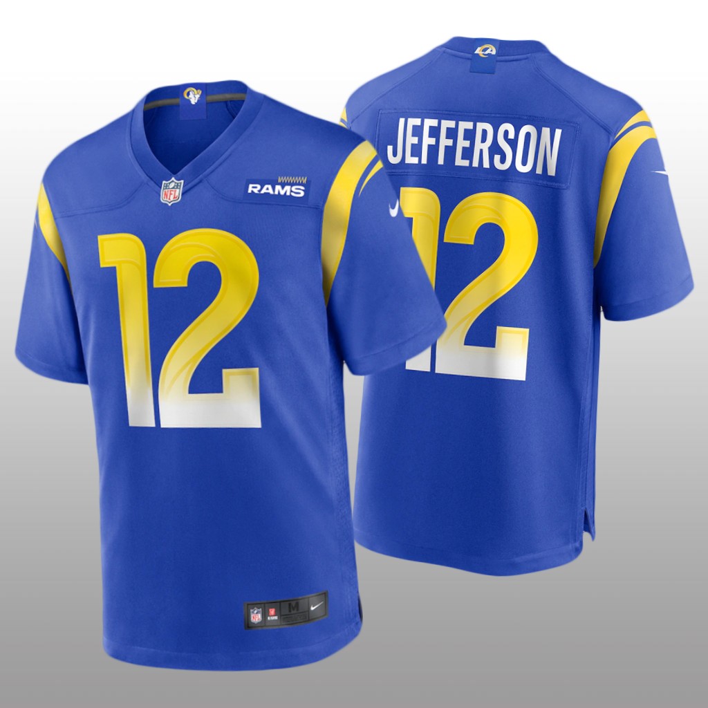Los Angeles Rams Van Jefferson Royal Jersey Game - Men's