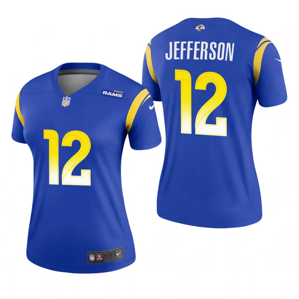 Los Angeles Rams Van Jefferson Royal Jersey Legend - Women's
