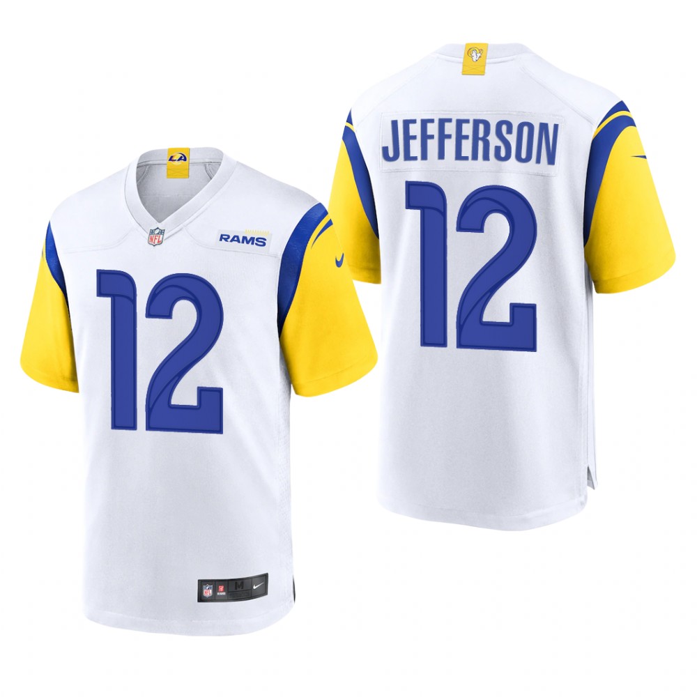 Los Angeles Rams Van Jefferson White Jersey Alternate Game - Men's