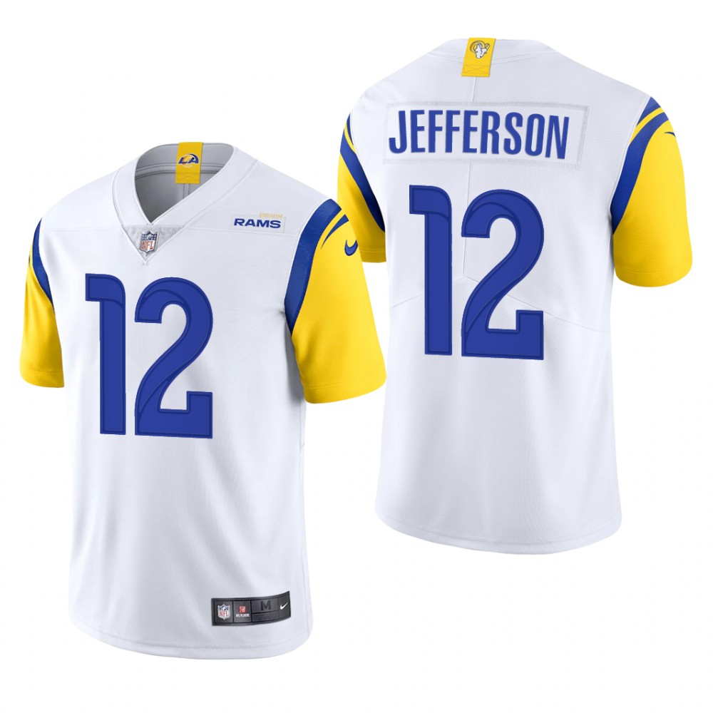 Los Angeles Rams Van Jefferson White Jersey Vapor Limited - Men's