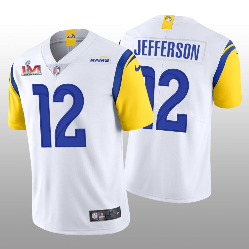 Los Angeles Rams Van Jefferson White Limited Jersey Super Bowl LVI