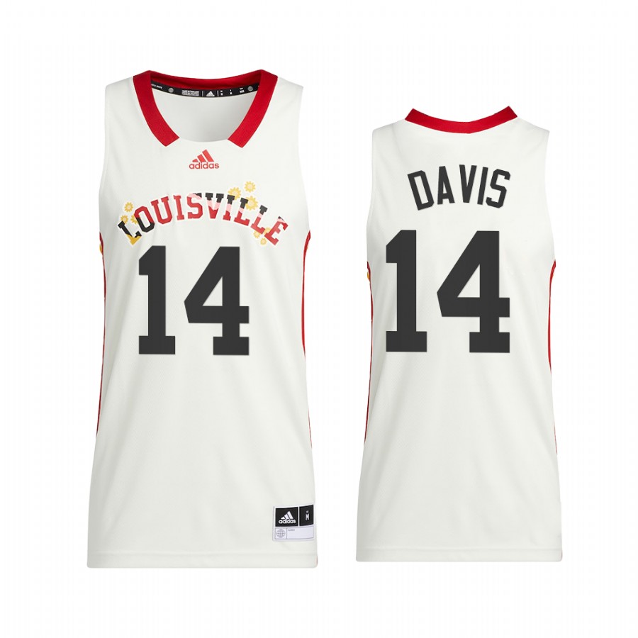 Louisville Cardinals Dre Davis Jersey 2022 Honoring Black Excellence White  Uniform