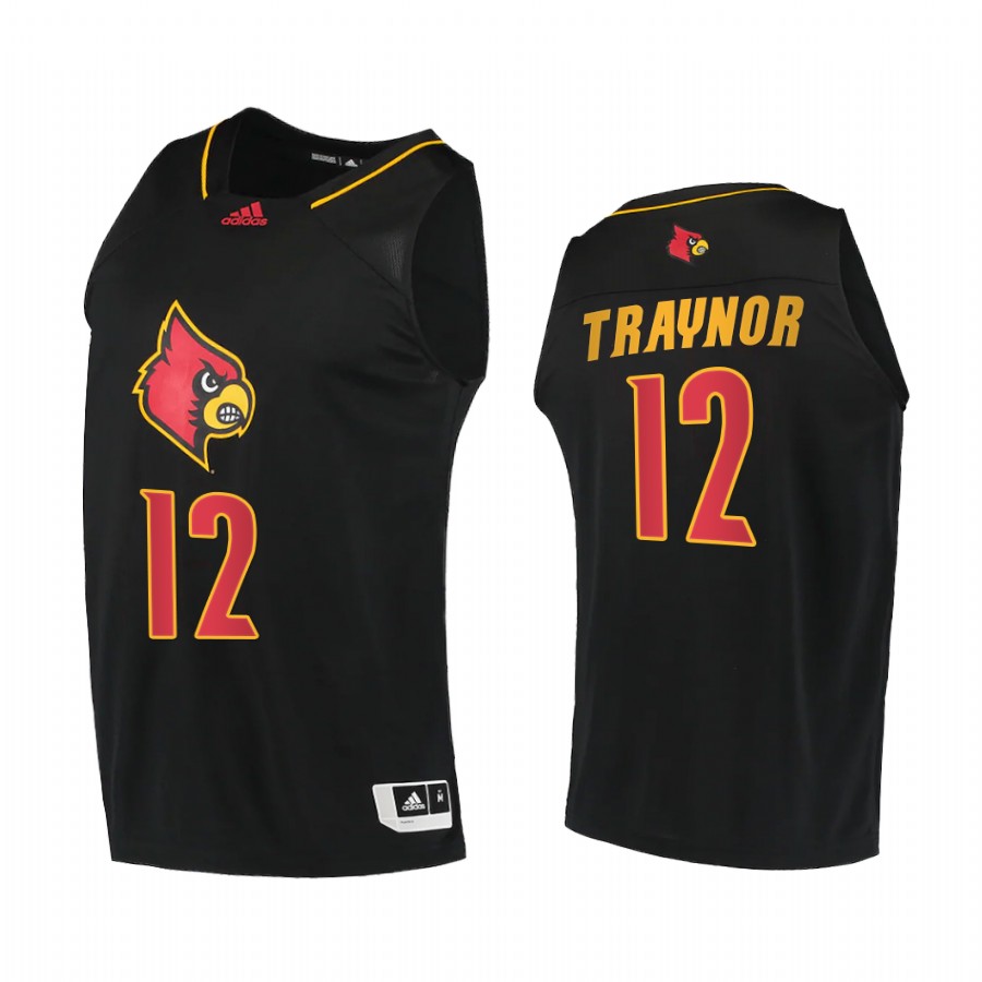 Louisville Cardinals JJ Traynor Black Alternate 2020-21 College  Jersey