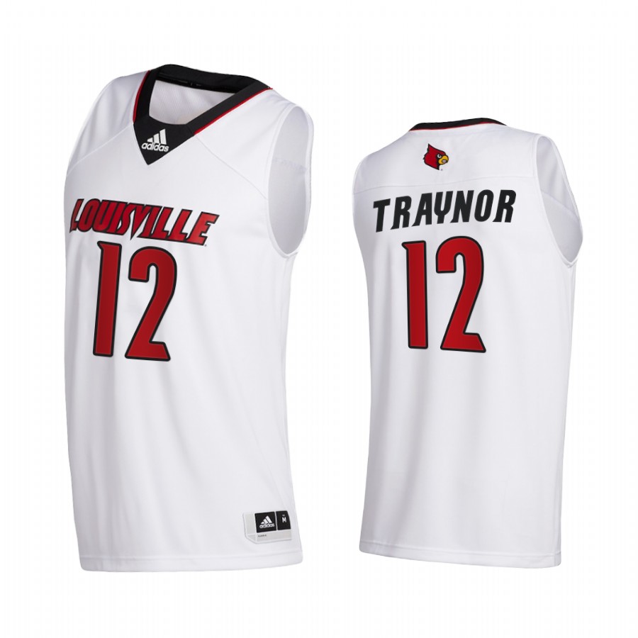 Louisville Cardinals JJ Traynor White College  2020-21 Swingman Jersey