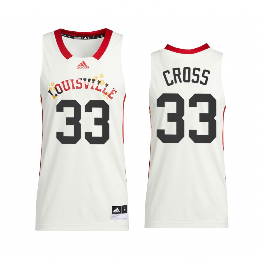 Louisville Cardinals Matt Cross Jersey 2022 Honoring Black Excellence White  Uniform