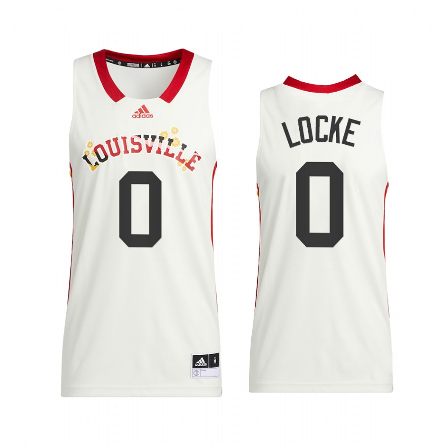 Louisville Cardinals Noah Locke Jersey 2022 Honoring Black Excellence White  Uniform