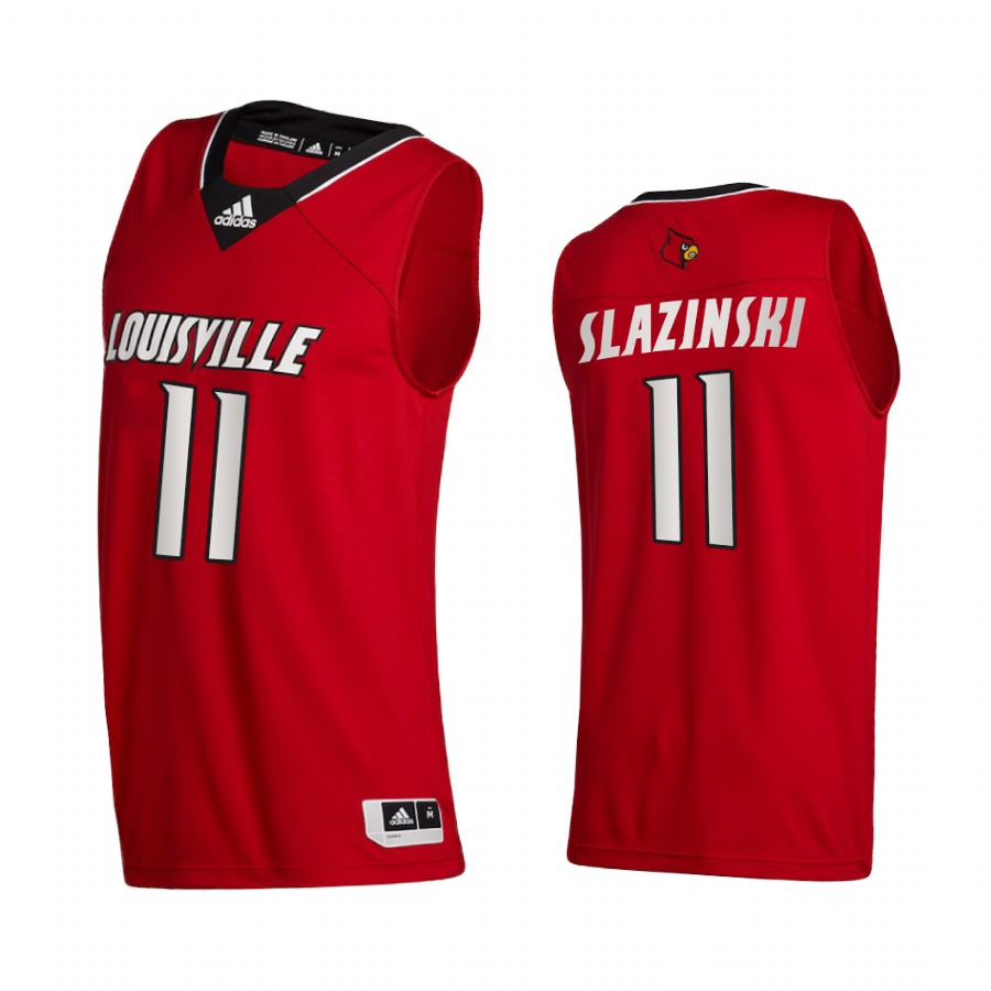 Louisville Cardinals Quinn Slazinski Red College  2020-21 Swingman Jersey