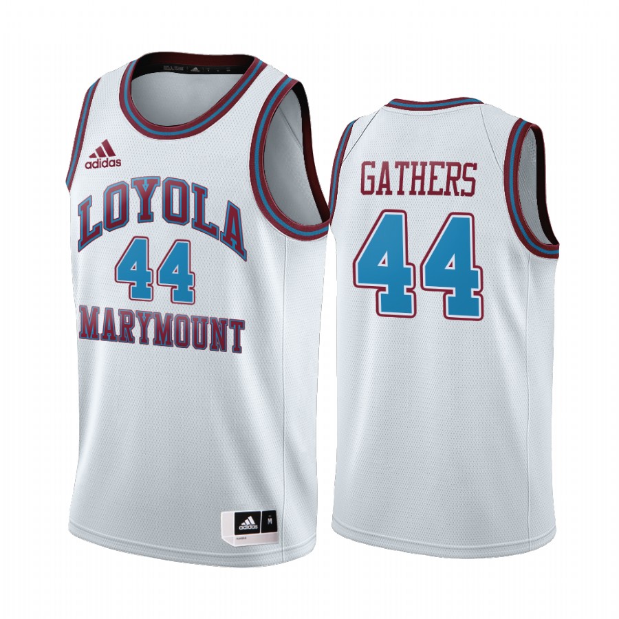 Loyola Marymount Lions Hank Gathers Throwback White Jersey NCAA