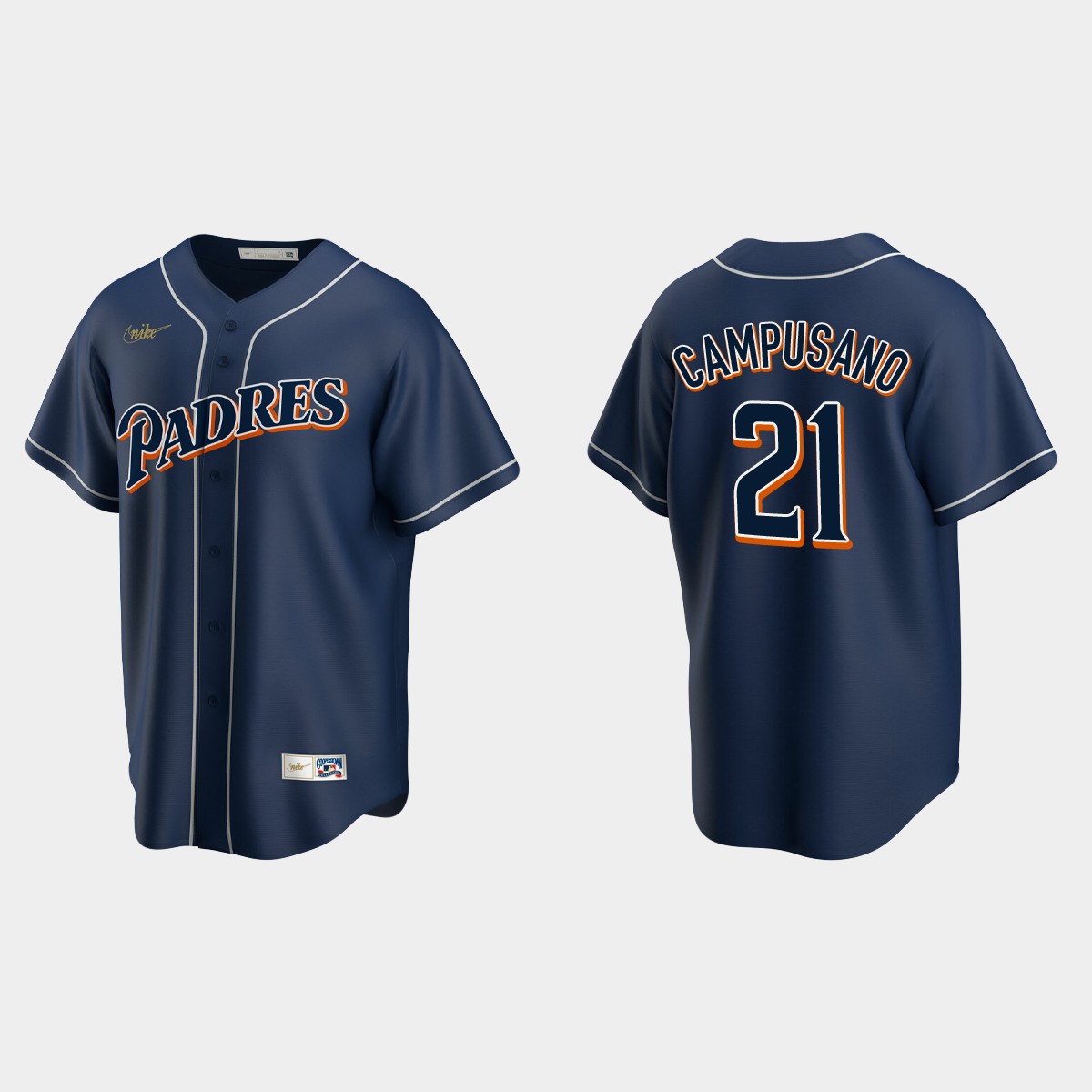 Luis Campusano #21 San Diego Padres Cooperstown Collection Jersey - Navy