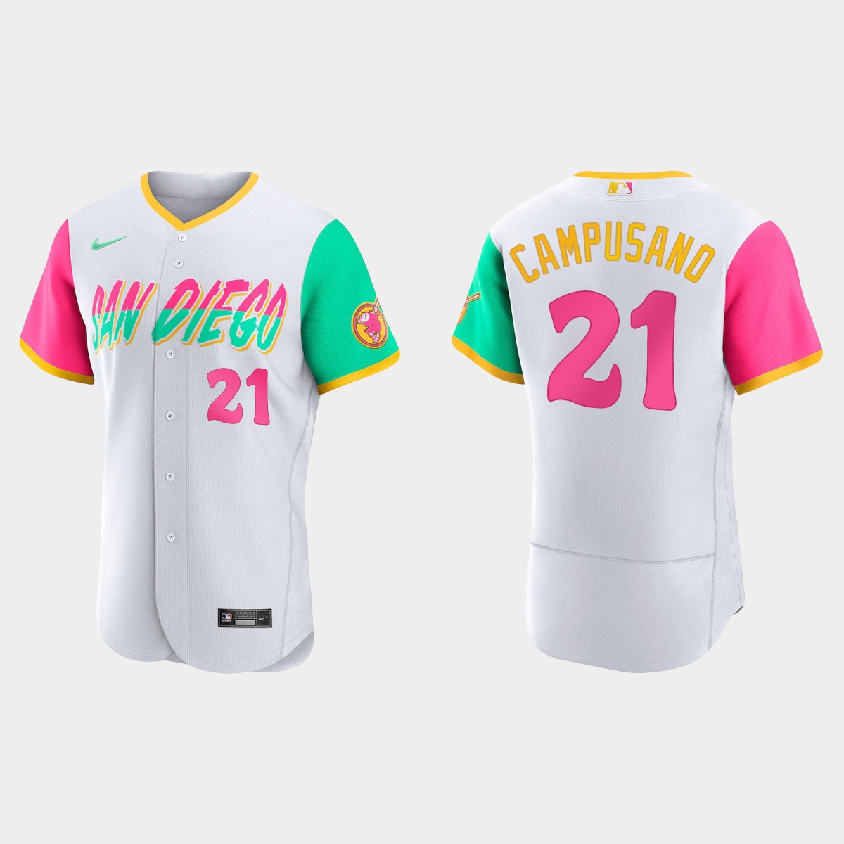 Luis Campusano San Diego Padres 2022 City Connect Jersey - White