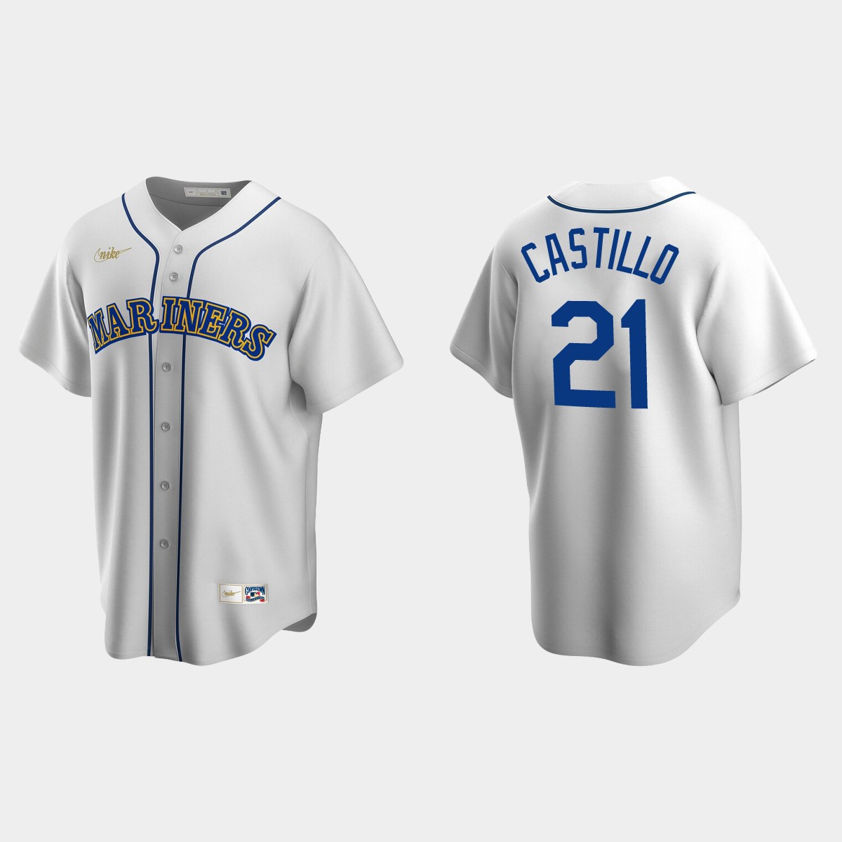 Luis Castillo Seattle Mariners Cooperstown Collection Home Jersey - White