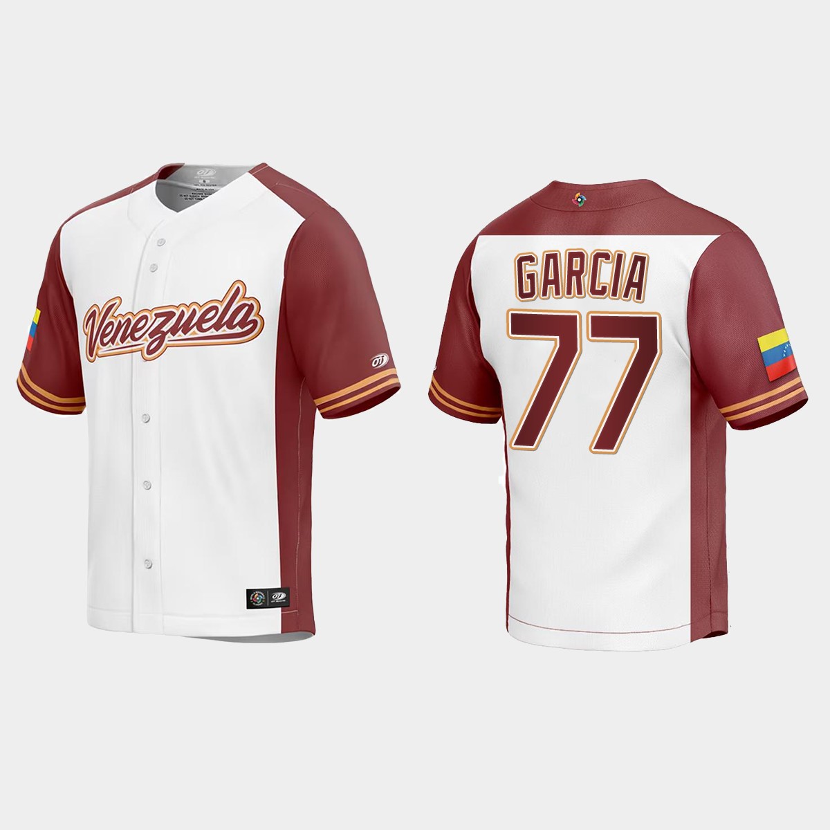 Luis Garcia Venezuela  2023 World  Classic Jersey - White
