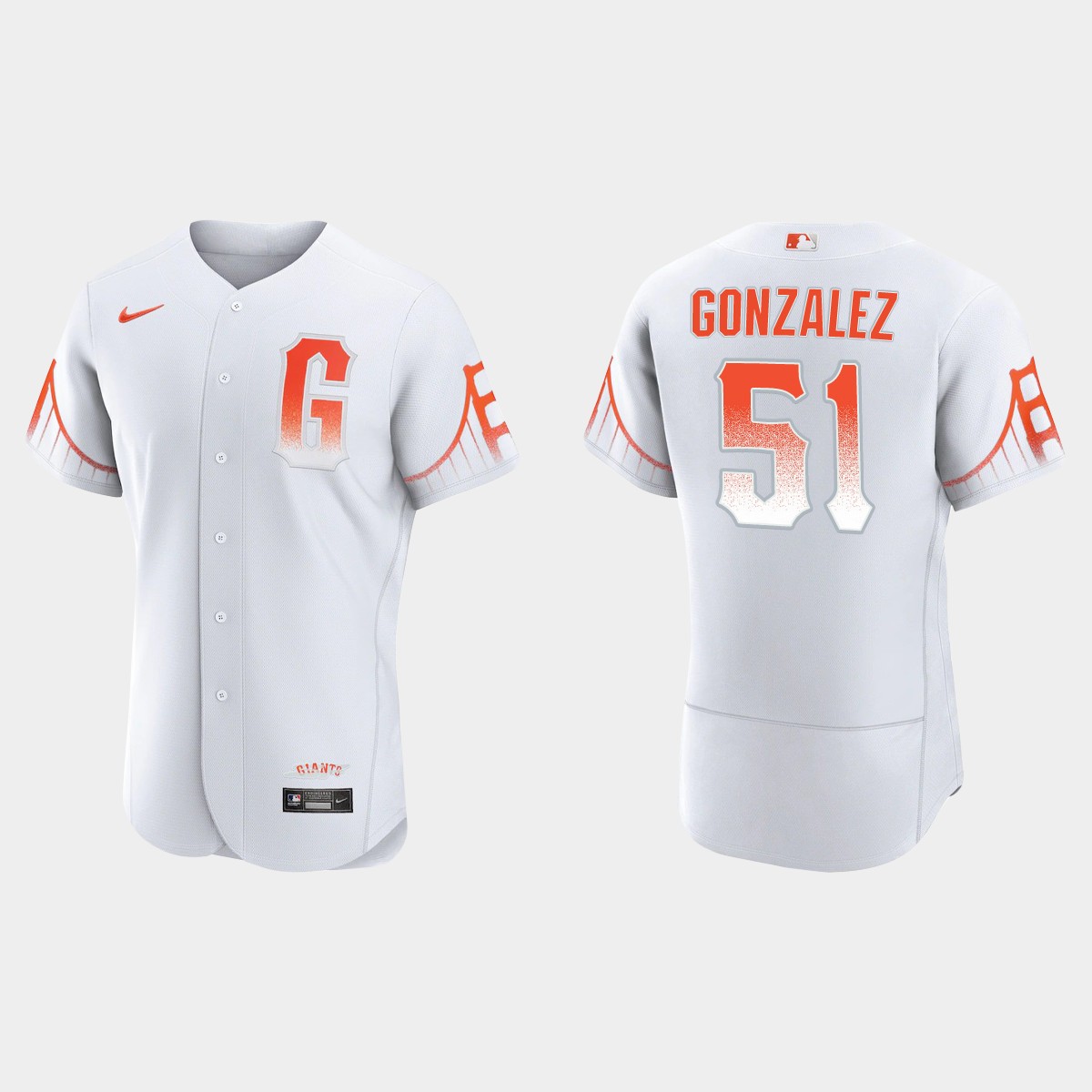 Luis Gonzalez San Francisco Giants City Connect Jersey - White