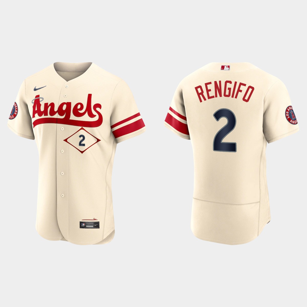 Luis Rengifo Los Angeles Angels 2022 City Connect Jersey - Cream
