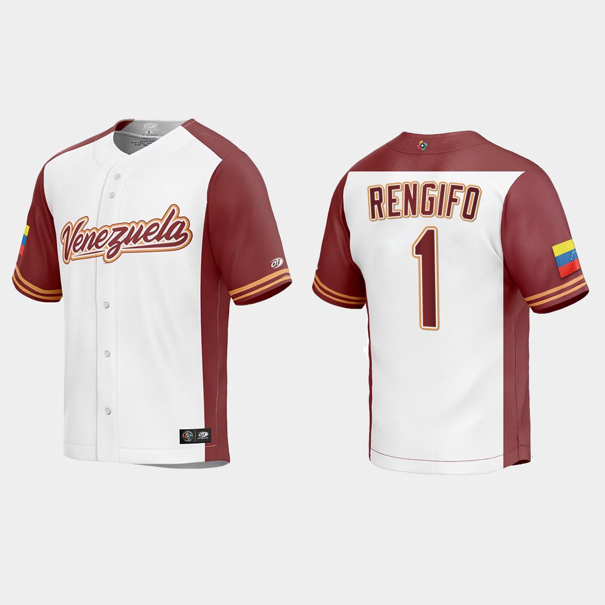 Luis Rengifo Venezuela  2023 World  Classic Jersey - White