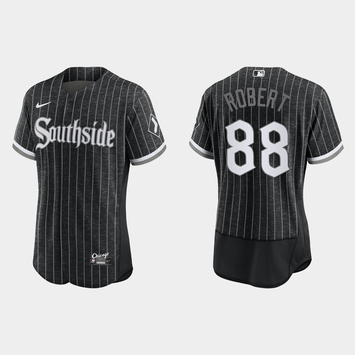 Luis Robert Chicago White Sox 2021 City Connect Jersey - Black
