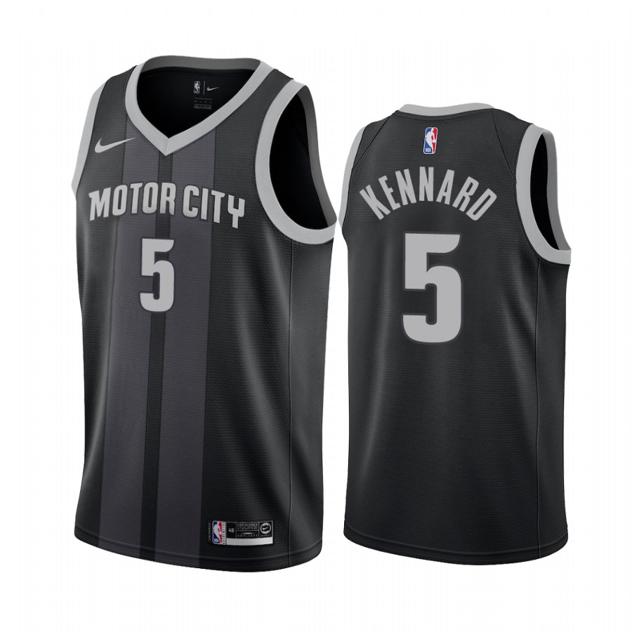 Luke Kennard Detroit Pistons #5 2018-19 City Edition Men's Jersey - Black
