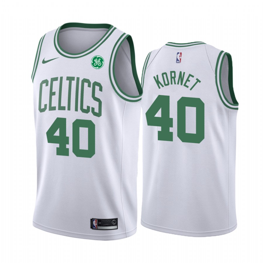Luke Kornet Boston Celtics 2021 Association Edition White #40 Jersey Swingman