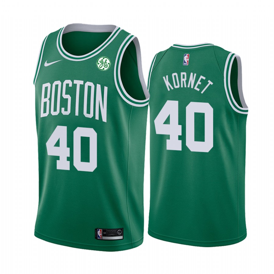 Luke Kornet Boston Celtics 2021 Icon Edition Green #40 Jersey Swingman