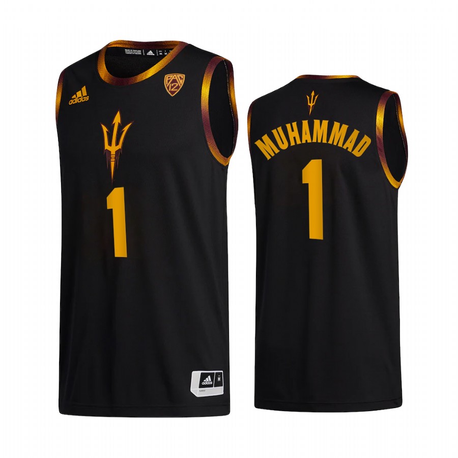 Luther Muhammad Arizona State Sun Devils Black Jersey 2022-23 College