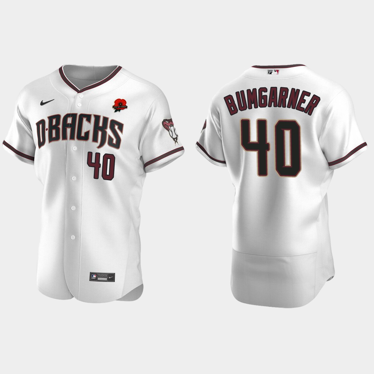 Madison Bumgarner Arizona Diamondbacks 2021 Memorial Day Jersey - White