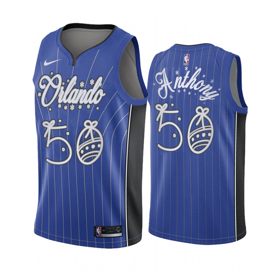 Magic Cole Anthony 2020 Xmas Jersey Festive Special Edition Blue