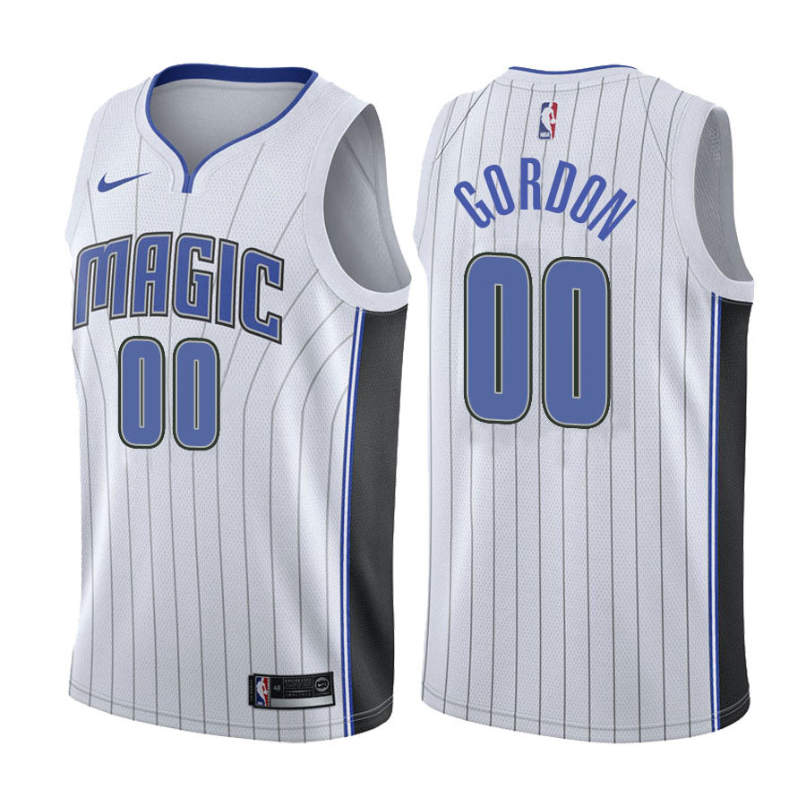 Magic Male Aaron Gordon #00 2017-18 Association White Jersey