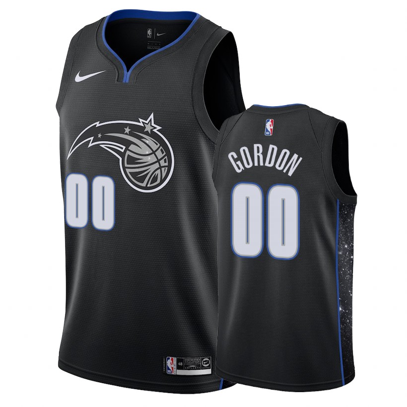 Magic Male Aaron Gordon #00 2018-19 City Black Jersey