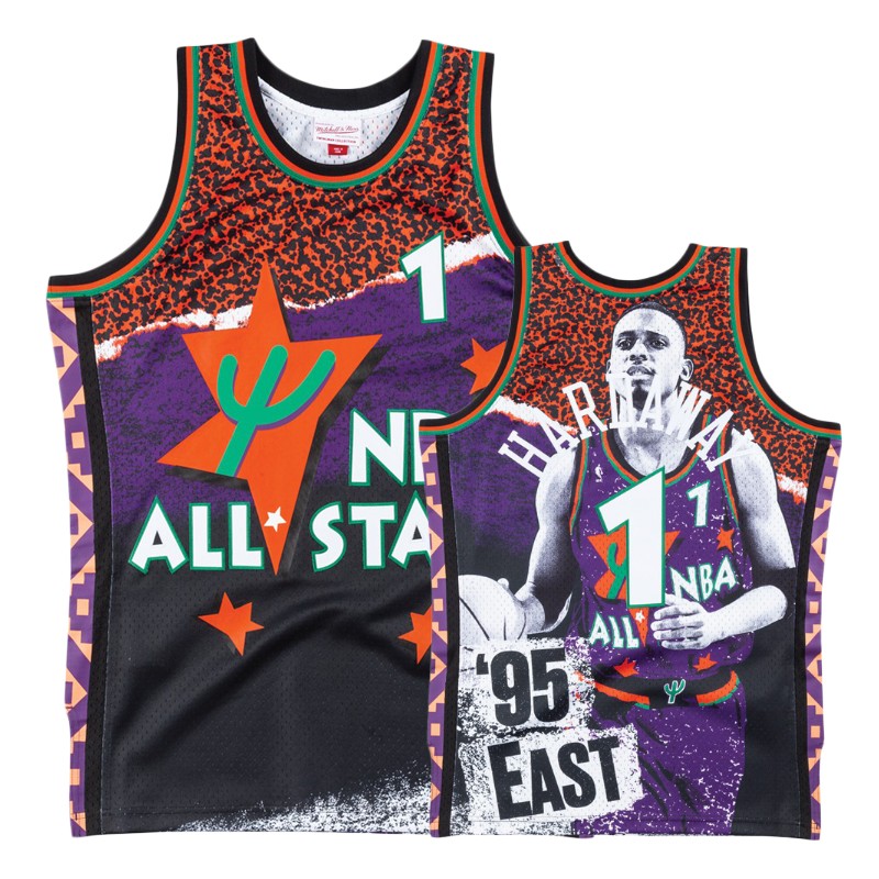 Magic Men's Penny Hardaway #1 All-Star Image Jersey - Purple