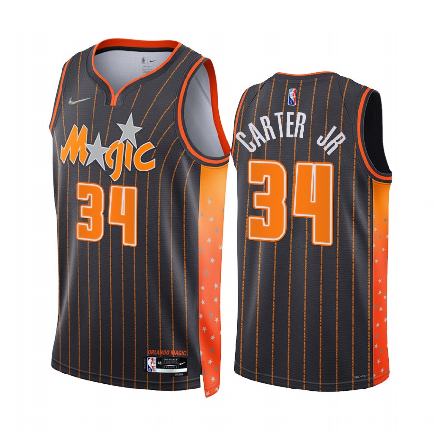 Magic Wendell Carter Jr. City Edition Anthracite 2021-22 Jersey NBA 75th