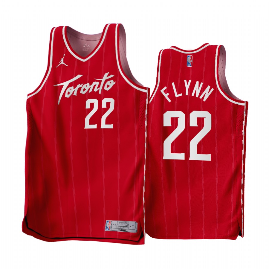 Malachi Flynn 2022-23 Toronto Raptors Red #22 Earned Edition Jersey