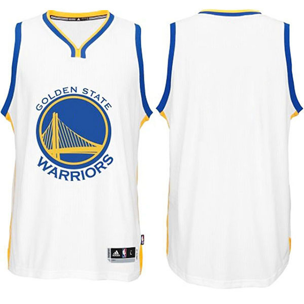 Male 2015 Newest Men's Golden State Warriors white Blank Fashion Jersey