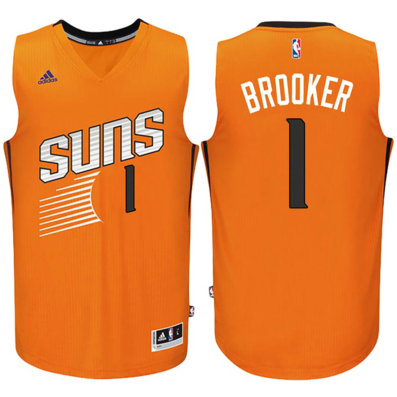 Male 2016-17 Season Devin Booker Phoenix Suns #1 New Swingman Alternate Orange Jersey