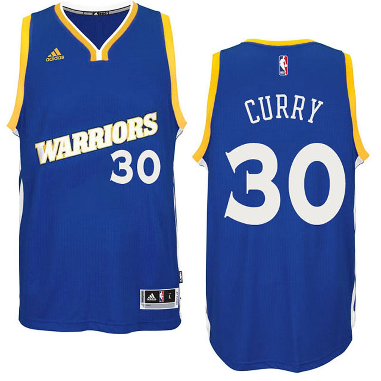 Male 2016-17 Season Golden State Warriors #30 Run TMC Royal Crossover Alternate Swingman Jersey-Stephen Curry Jersey