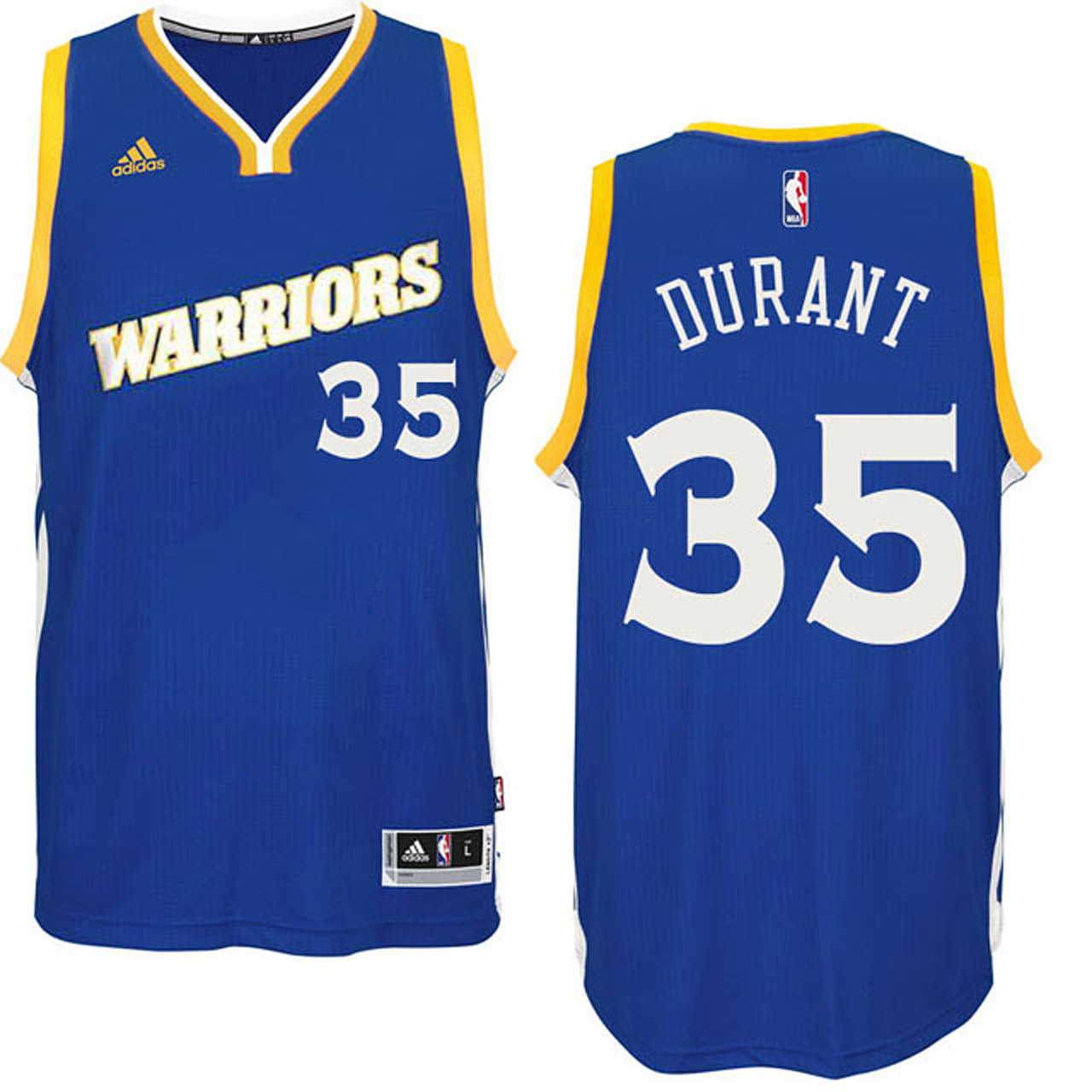 Male 2016-17 Season Golden State Warriors #35 Run TMC Royal Crossover Alternate Swingman Jersey-Kevin Durant Jersey