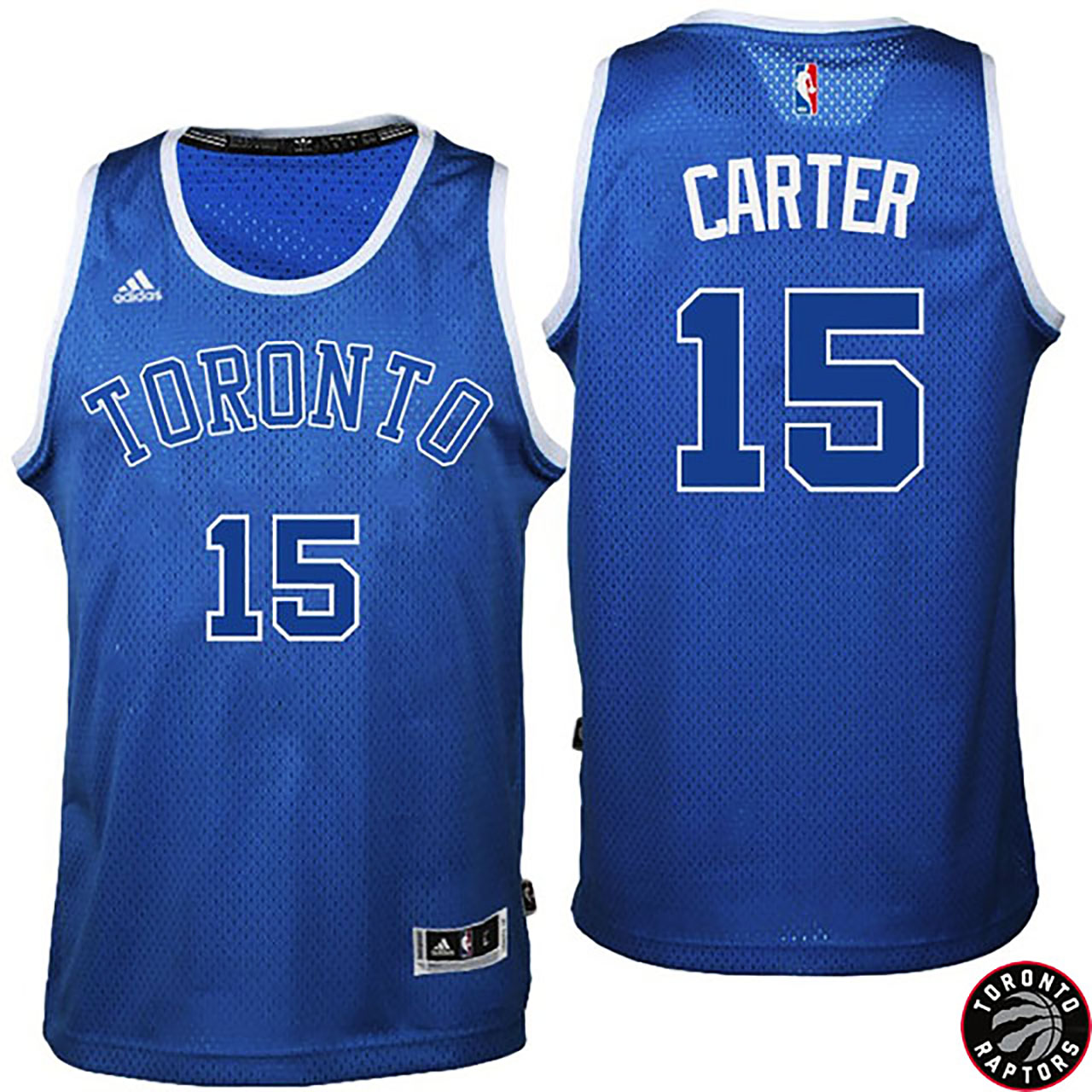 Male 2016-17 Season Vince Carter Toronto Raptors #15 Huskies New Alternate Blue Jersey