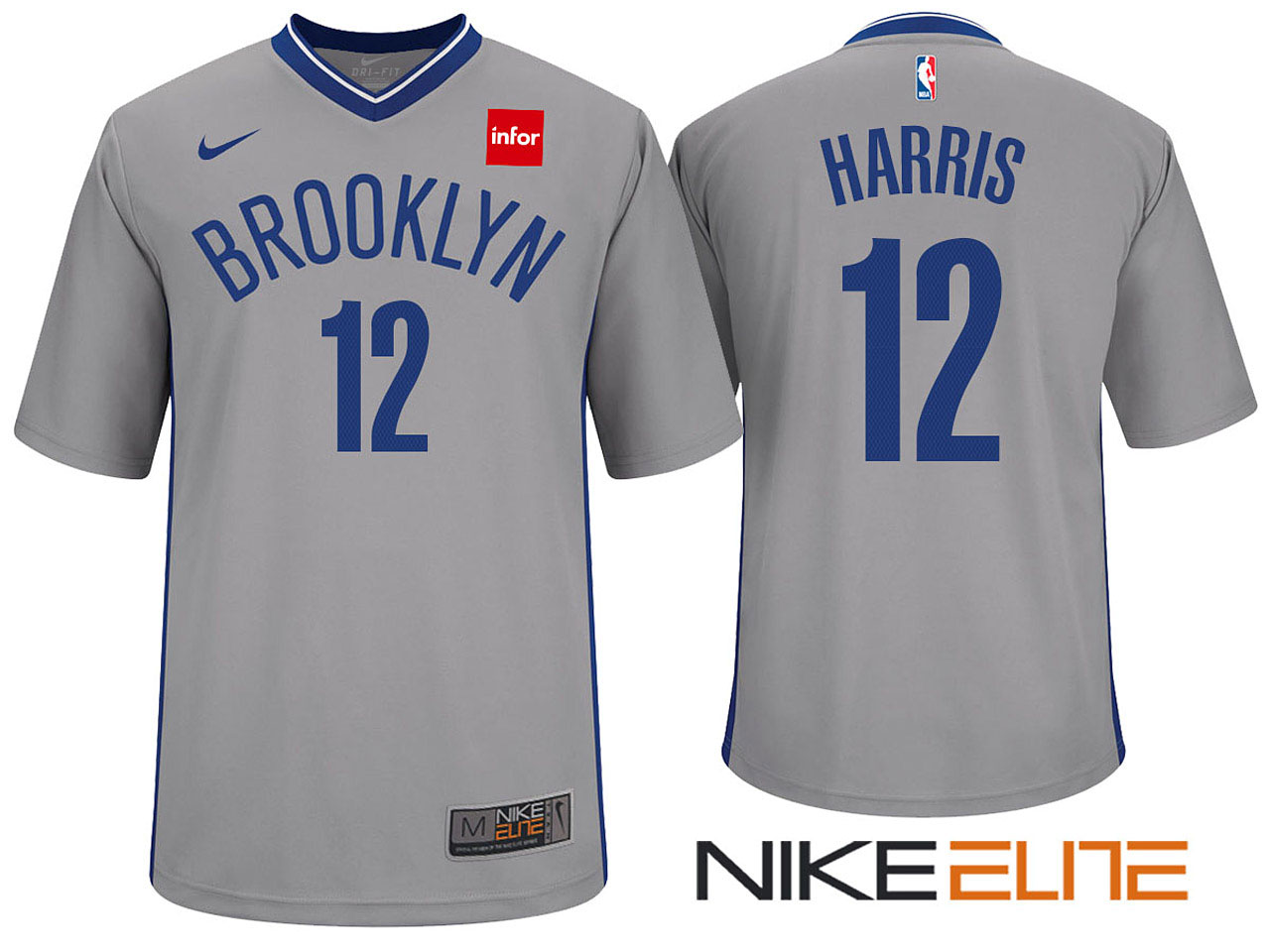 Male 2017-2018 New Season Joe Harris Brooklyn Nets #12 Alternate Jersey