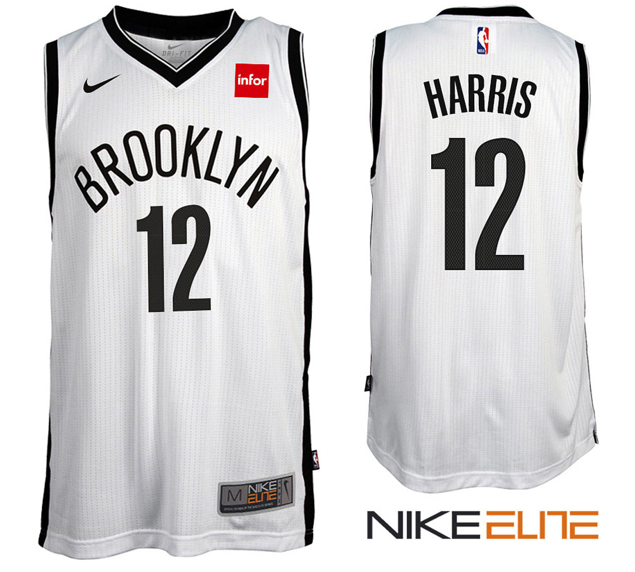 Male 2017-2018 New Season Joe Harris Brooklyn Nets #12 Home Jersey