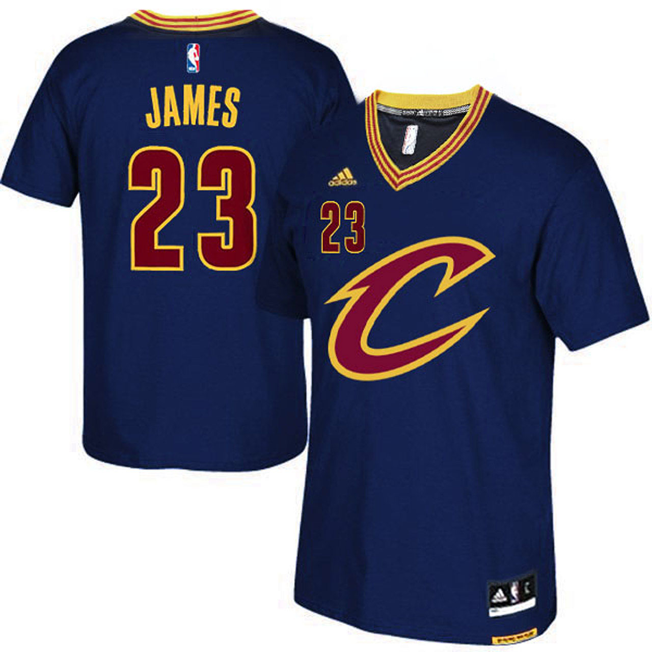 Male CAVS #23 Lebron James 2015-16 New Season Short Sleeves Jersey