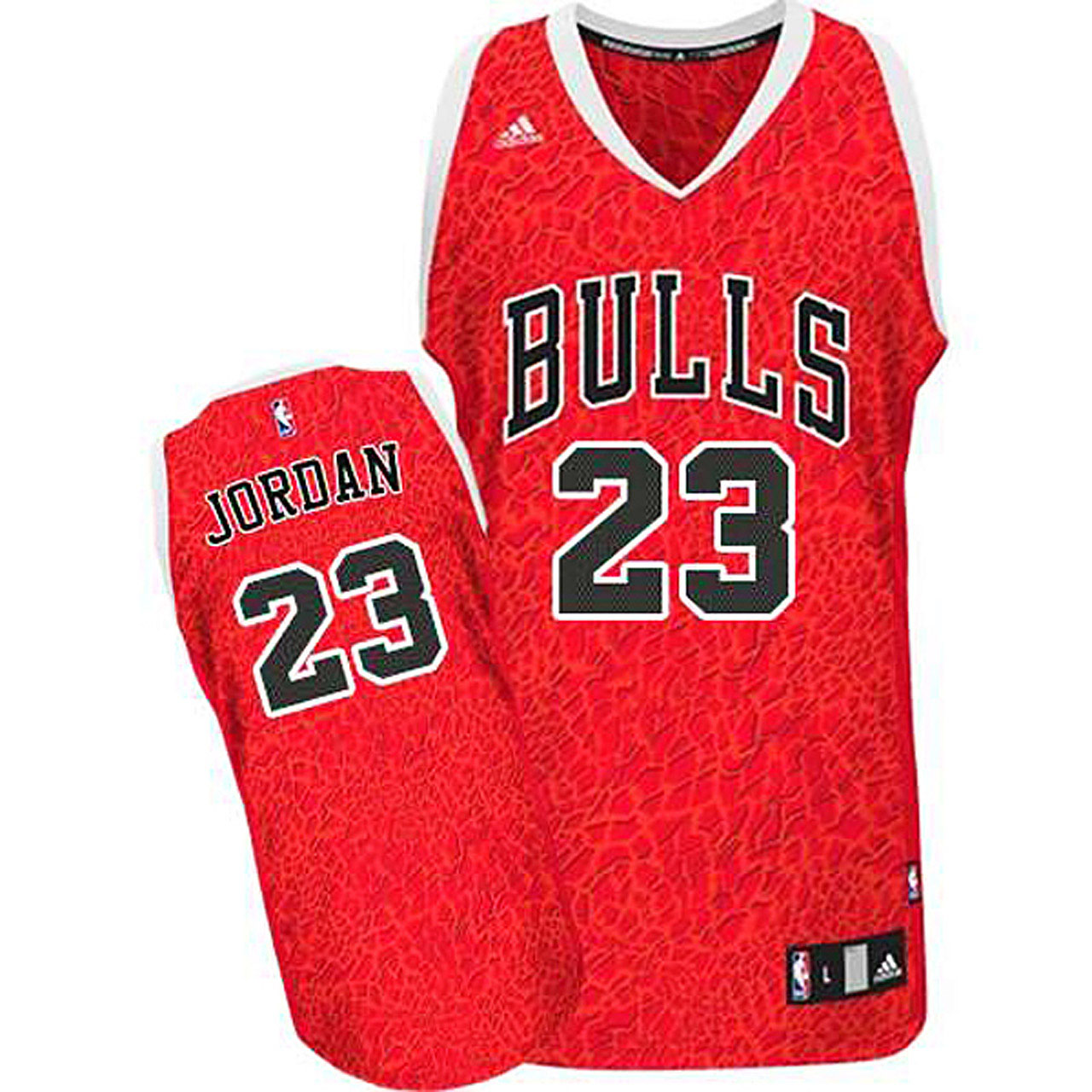 Male Michael Jordan Chicago Bulls #23 Crazy Light Leopard Swingman Jersey