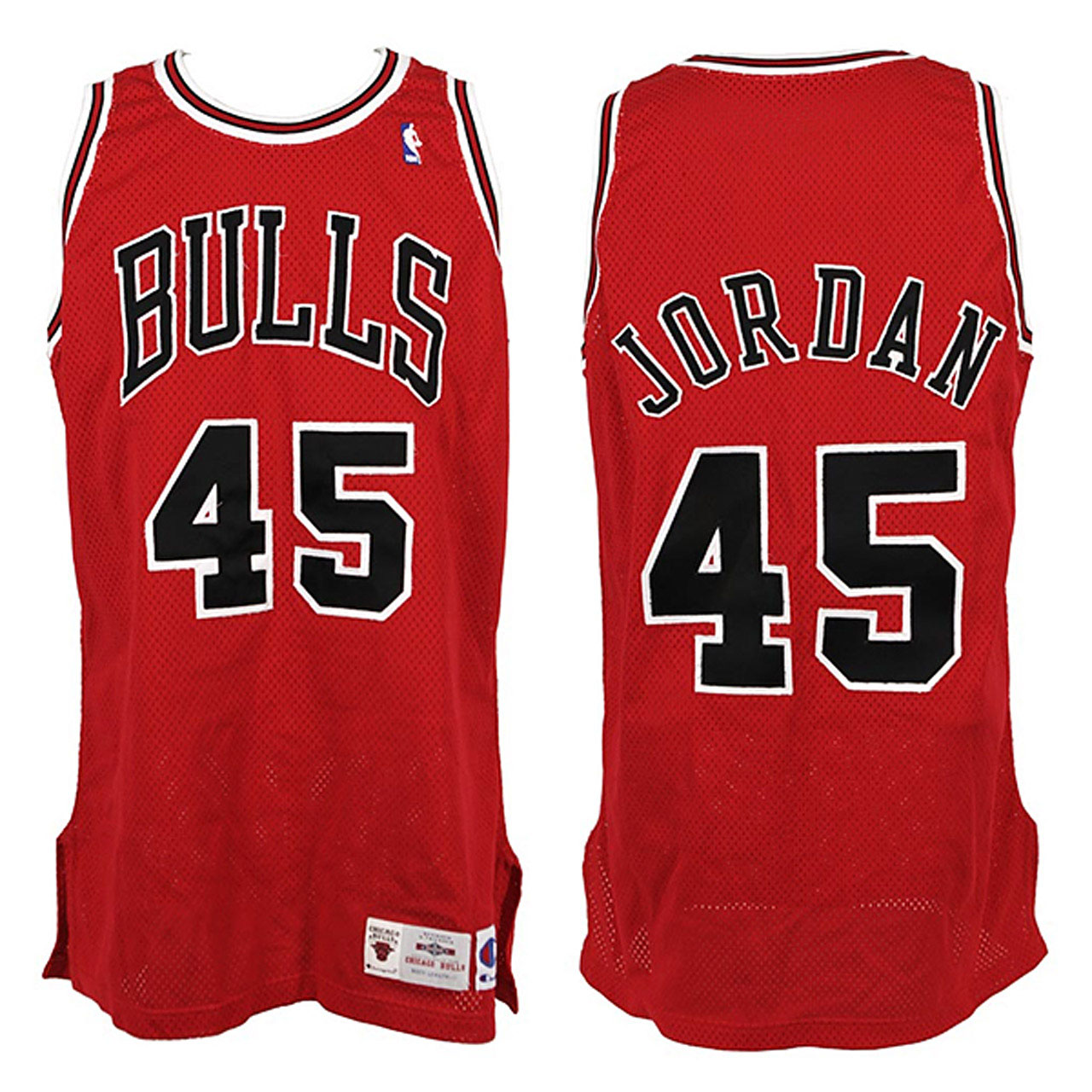 Male Michael Jordan Chicago Bulls #45 Red Swingman Jersey
