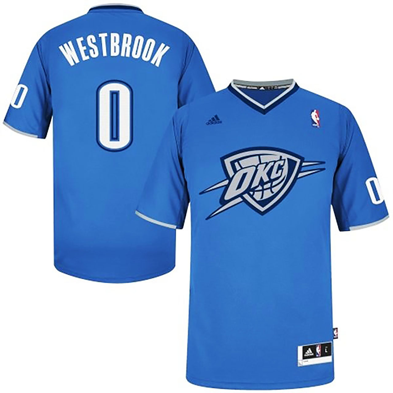 Male Russell Westbrook Oklahoma City Thunder #0 2013 Christmas Day Jersey