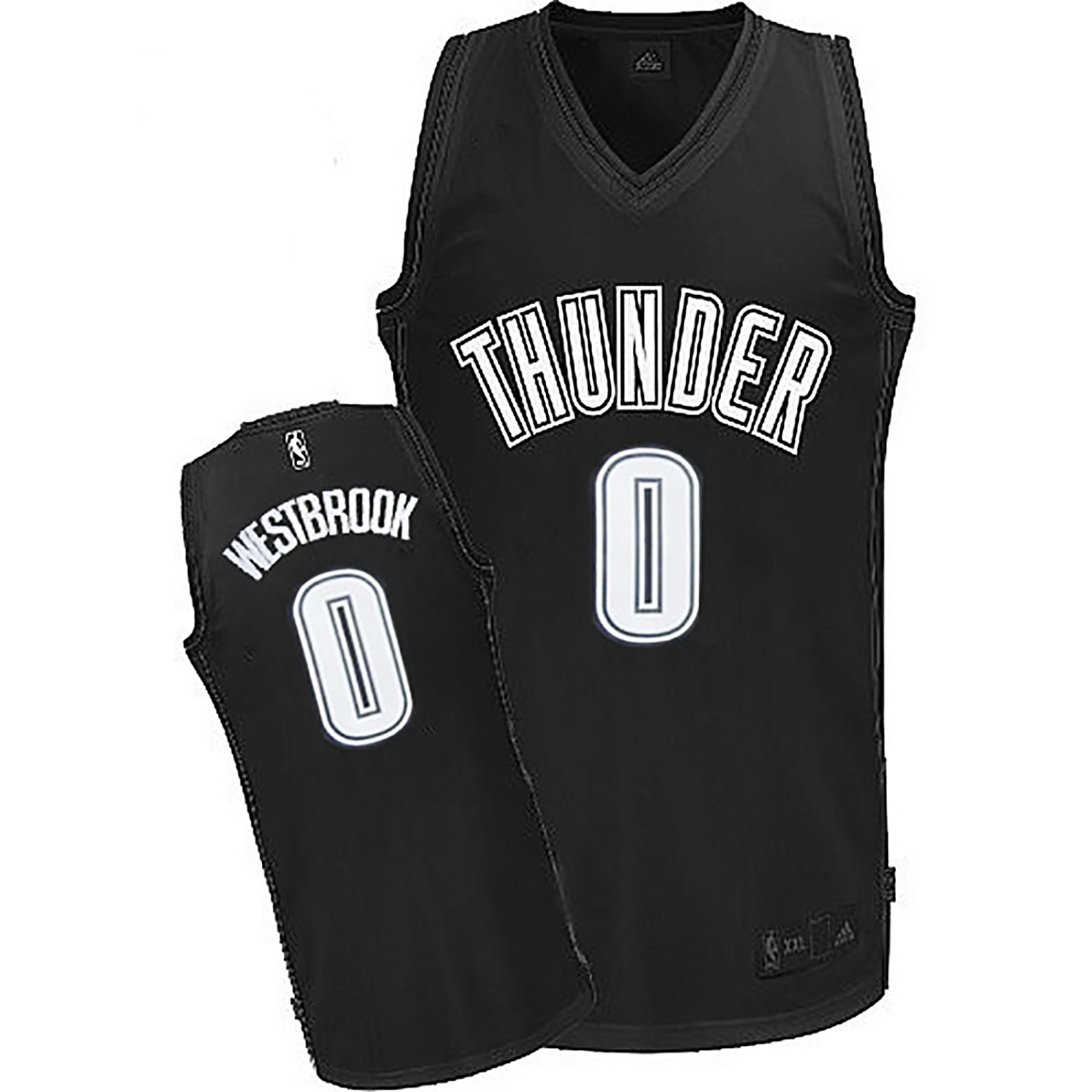 Male Russell Westbrook Oklahoma City Thunder #0 2015 Fashion New Swingman Dark Jersey
