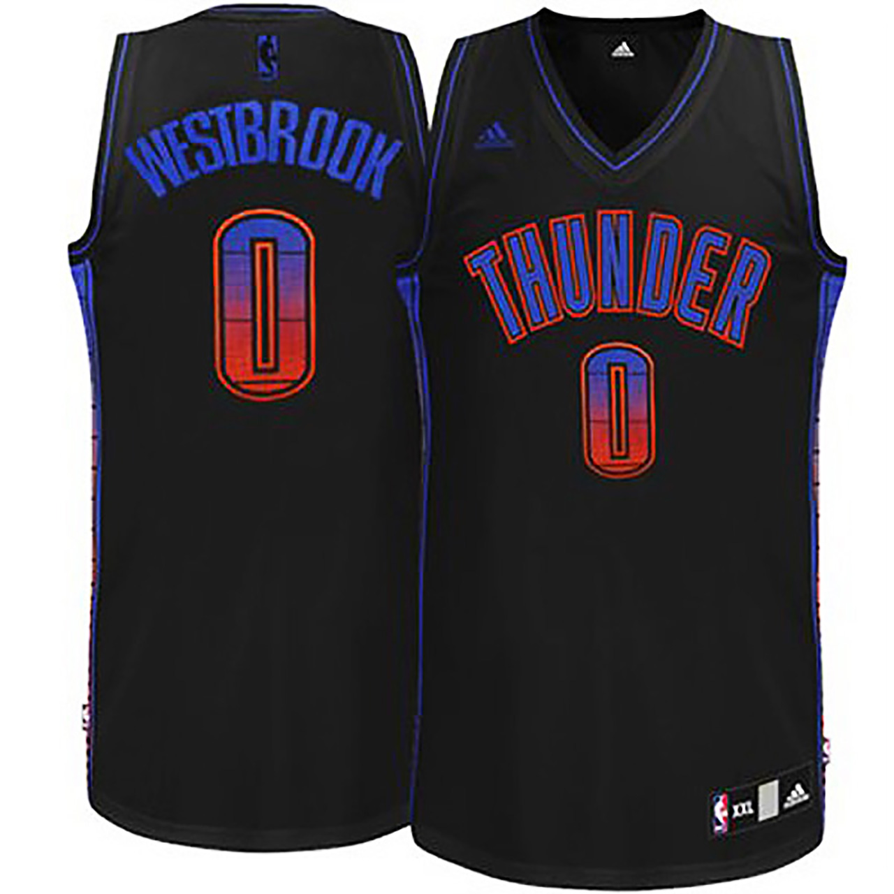 Male Russell Westbrook Oklahoma City Thunder #0 2015 Vibe New Swingman Fashion Jersey