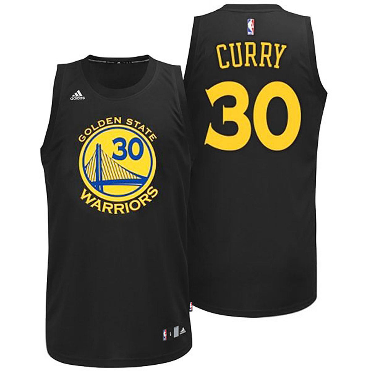 Male Stephen Curry Golden State Warriors #30 2015 Fashion New Swingman Black Jersey