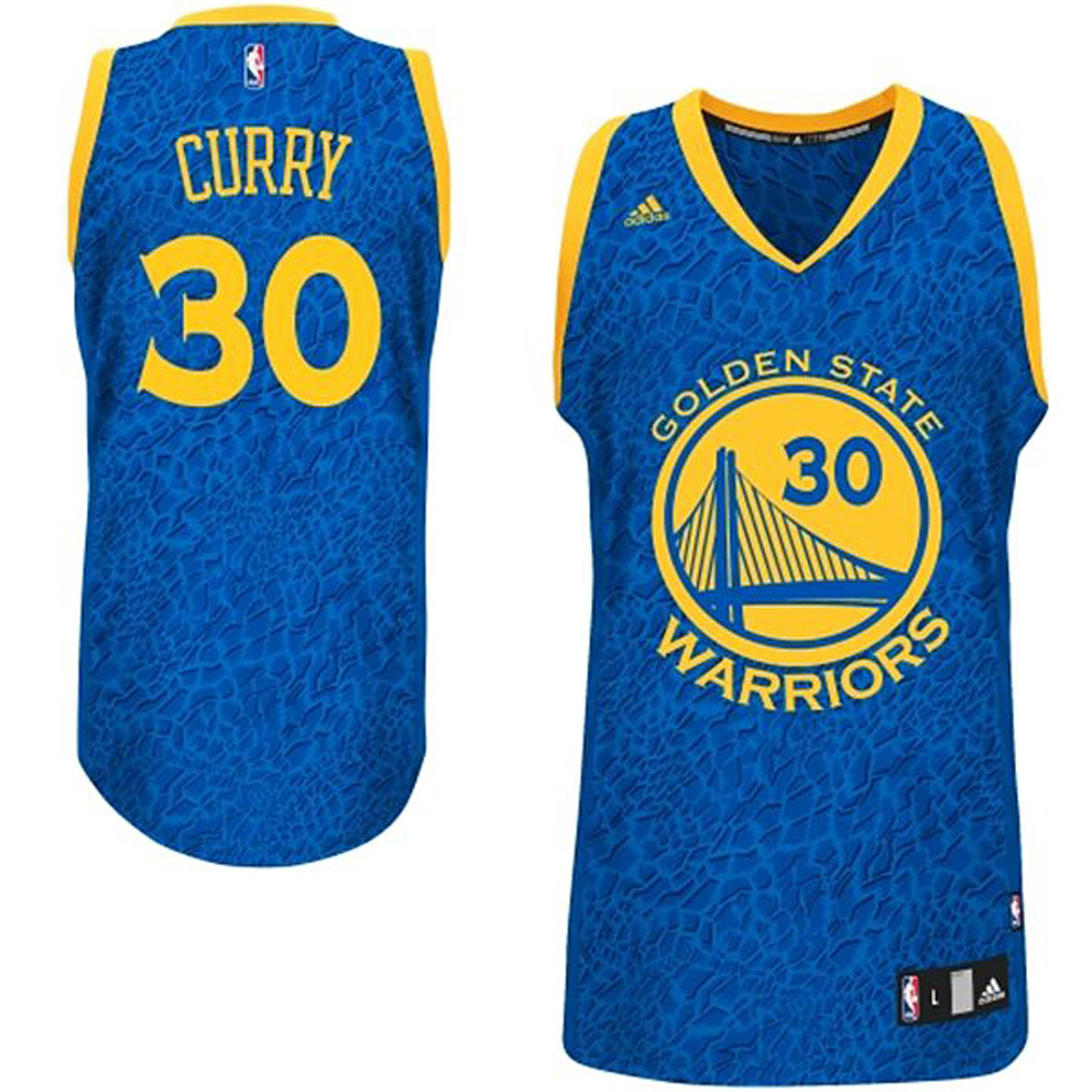 Male Stephen Curry Golden State Warriors #30 Crazy Light Leopard Swingman Jersey