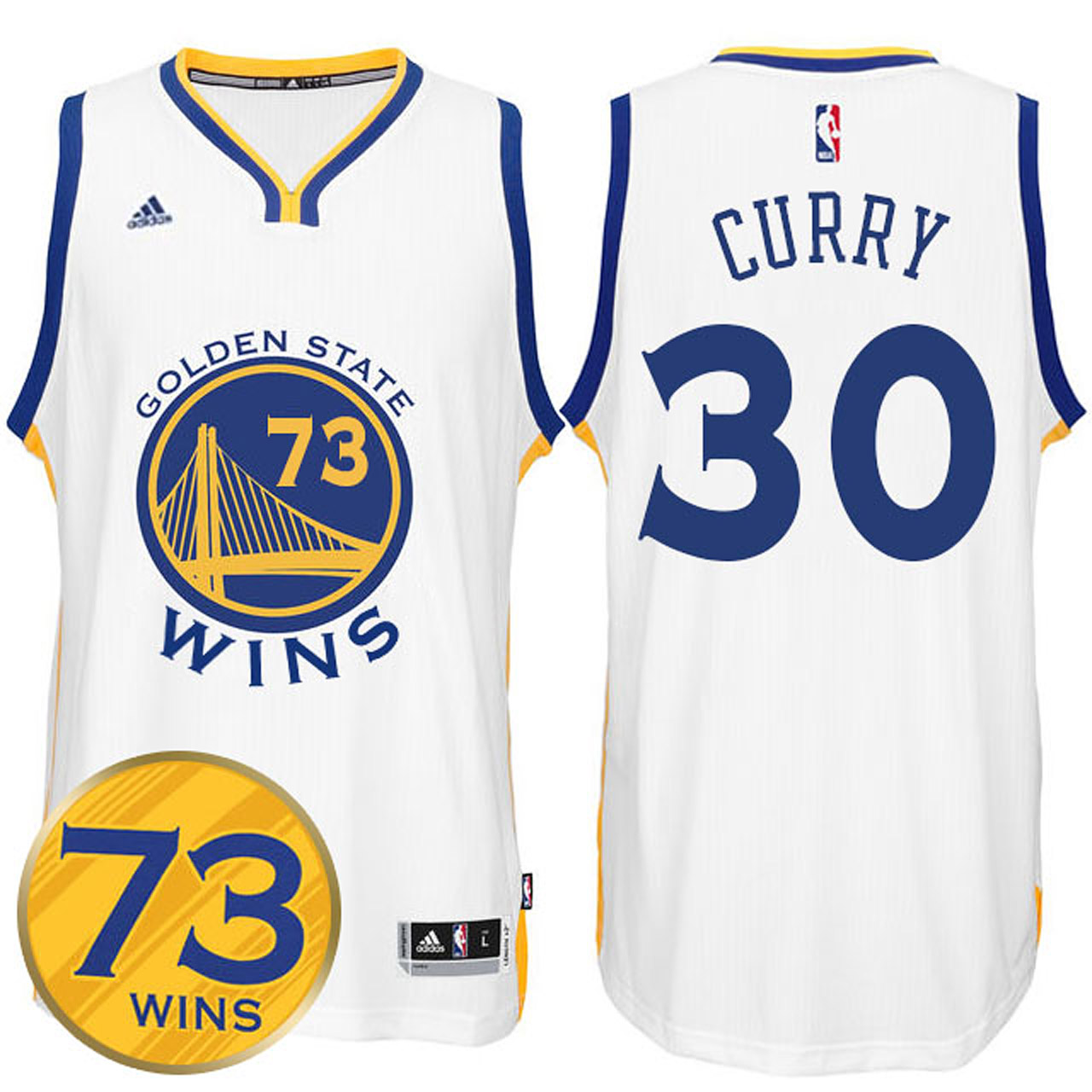 Male Stephen Curry Golden State Warriors #30 Record Breaking Season ...